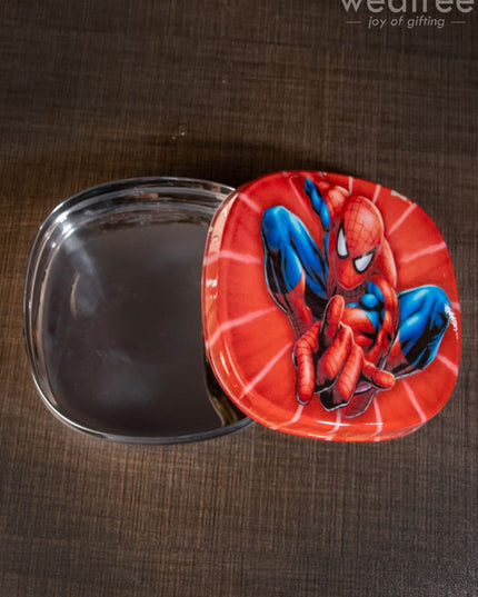 Tiffin Box With Cartoon Engraved - (4.5In X 1In) Wl1527 Kids Utility