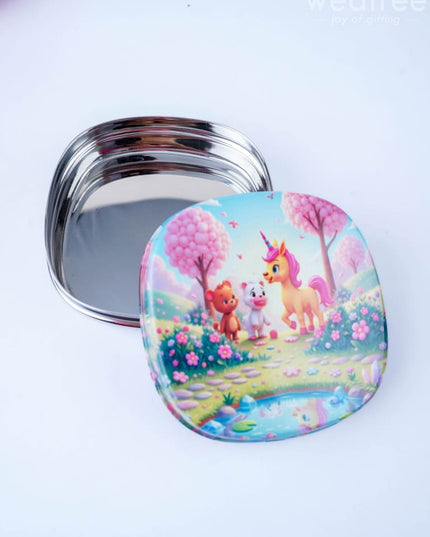 Tiffin Box with Cartoon Engraved - (4.5in X 1in) - WL1527 - Kids Return Gifts