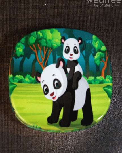 Tiffin Box With Cartoon Engraved - (4.5In X 1In) Wl1527 Kids Utility