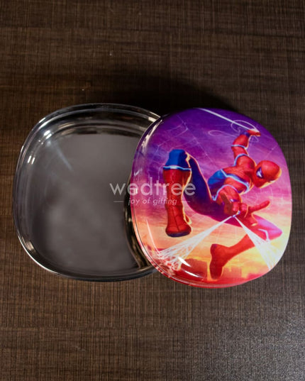 Tiffin Box With Cartoon Engraved - (5In X 1.5In) Wl1526 Kids Utility
