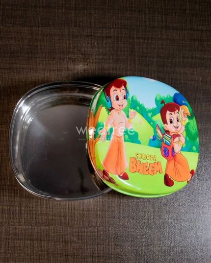Tiffin Box With Cartoon Engraved - (5In X 1.5In) Wl1526 Kids Utility