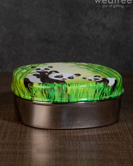 Tiffin Box With Cartoon Engraved - (6In X 2In) Wl1525 Kids Utility