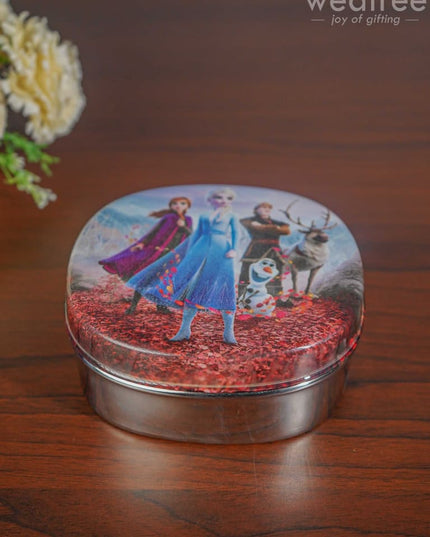 Tiffin Box With Cartoon Engraved - (6In X 2In) Wl1525 Kids Utility
