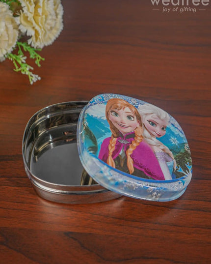 Tiffin Box With Cartoon Engraved - (6In X 2In) Wl1525 Kids Utility