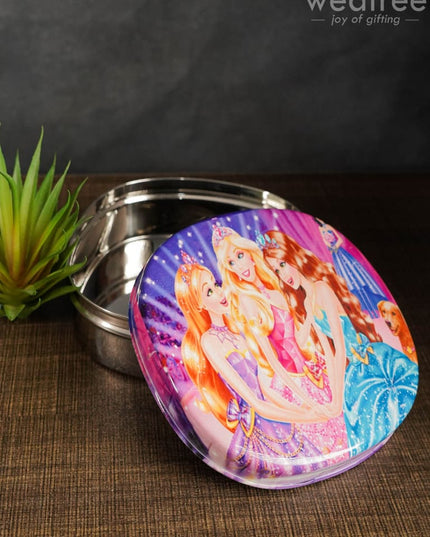 Tiffin Box With Cartoon Engraved - (6In X 2In) Wl1525 Kids Utility