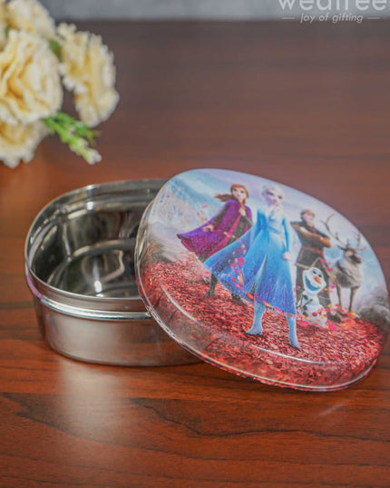 Tiffin Box With Cartoon Engraved - (6In X 2In) Wl1525 Kids Utility