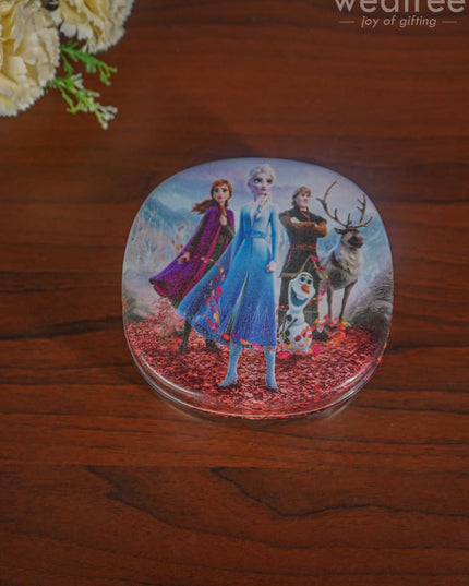 Tiffin Box With Cartoon Engraved - (6In X 2In) Wl1525 Kids Utility
