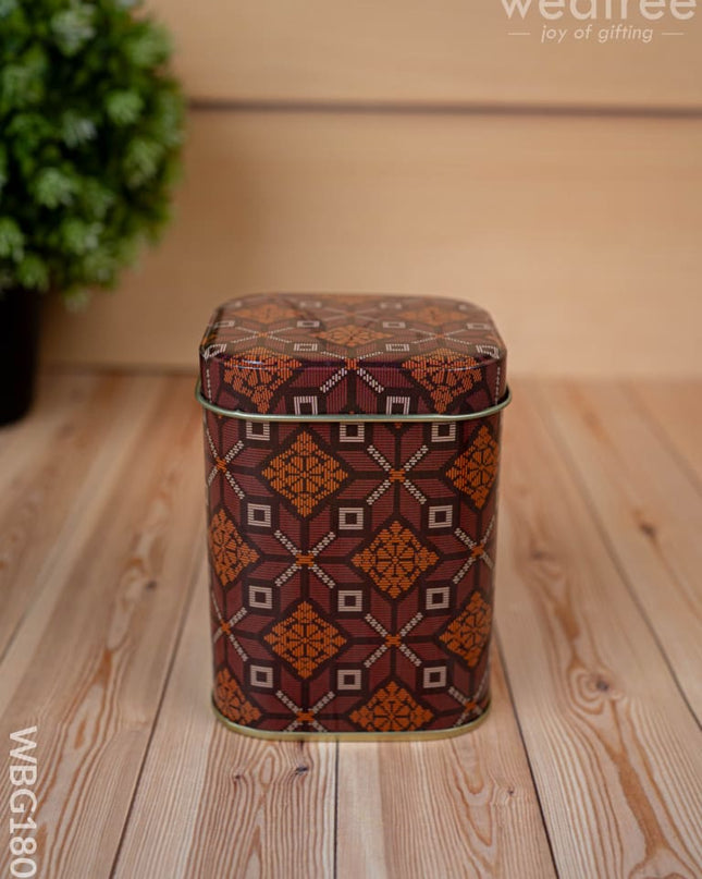 Tin Jar - Printed Design - WBG1807 - Tin Jars & Boxes RG