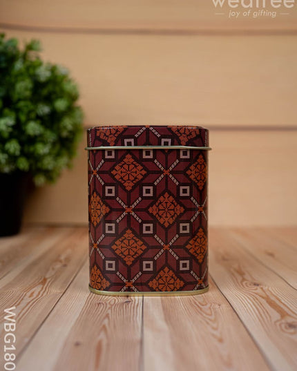 Tin Jar - Printed Design - WBG1807 - Tin Jars & Boxes RG