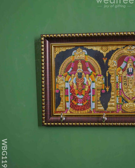 Tirupathi Balaji Frame Key Hanger - Wbg1196 Hangers