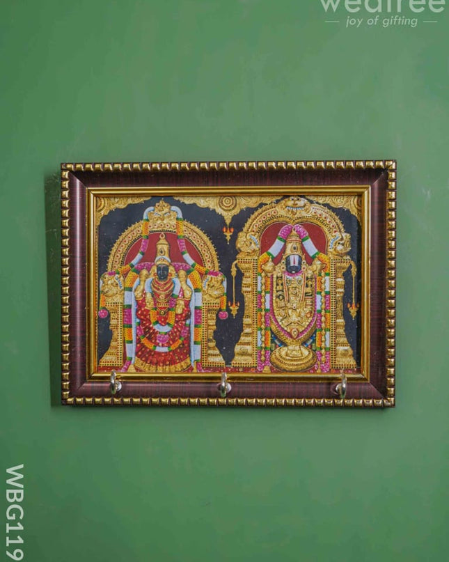 Tirupathi Balaji Frame Key Hanger - Wbg1196 Hangers