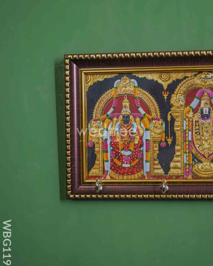 Tirupathi Balaji Frame Key Hanger - Wbg1196 Hangers