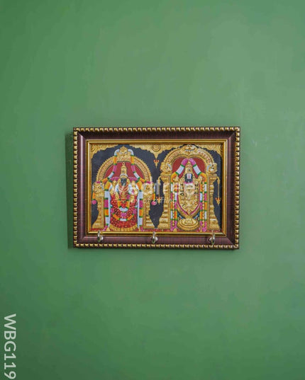 Tirupathi Balaji Frame Key Hanger - Wbg1196 Hangers