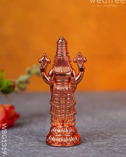 Tirupathi Balaji Idol - Wbg1319 White Metal Figurine