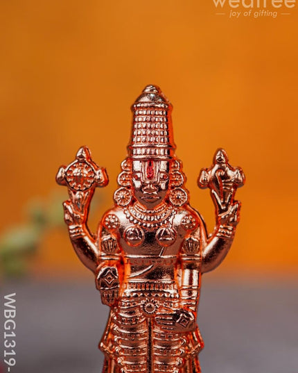 Tirupathi Balaji Idol - Wbg1319 White Metal Figurine