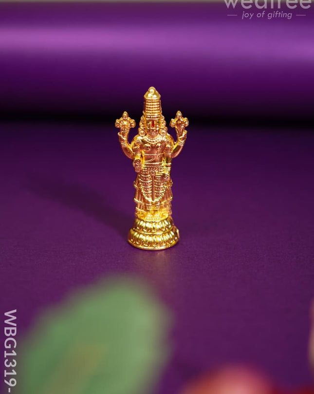 Tirupathi Balaji Idol - Wbg1319 White Metal