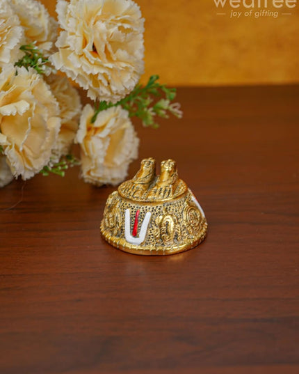 White Metal - Tirupati Balaji Charan Paduka Wbg1400 Murti Rg