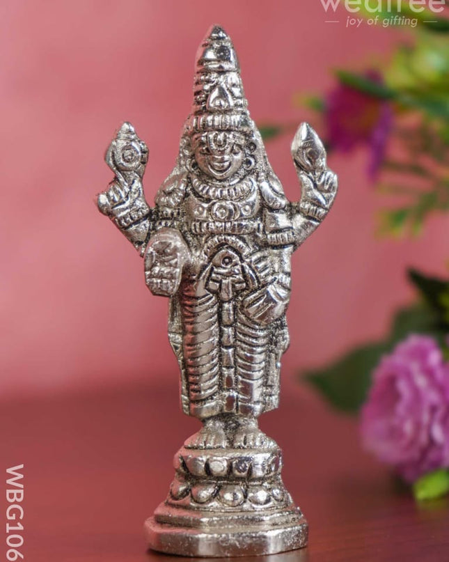 White Metal Tirupati Balaji - Wbg1063 Divine Figurines