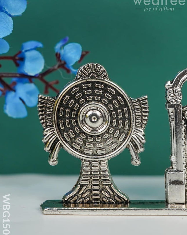 Tirupati Balaji Shank Chakra - Silver Antique Wbg1500 Murti Rg