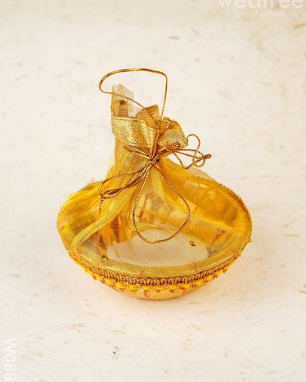 Tissue Bag With Round Base Medium - W0885 - Wedding Essentials
