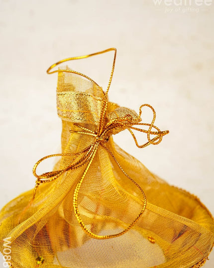 Tissue Bag With Round Base Medium - W0885 - Wedding Essentials