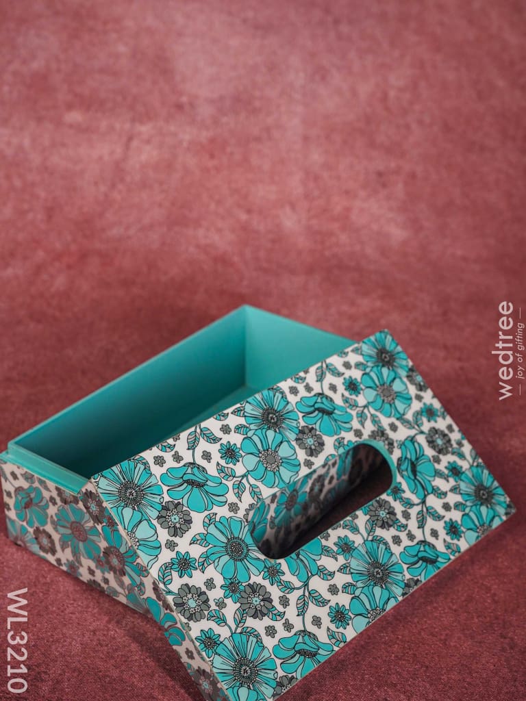 Tissue Box Digital Printed With Floral Designs - Wl3210 Dining Essentials