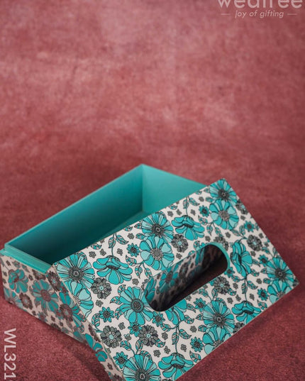Tissue Box Digital Printed With Floral Designs - Wl3210 Dining Essentials