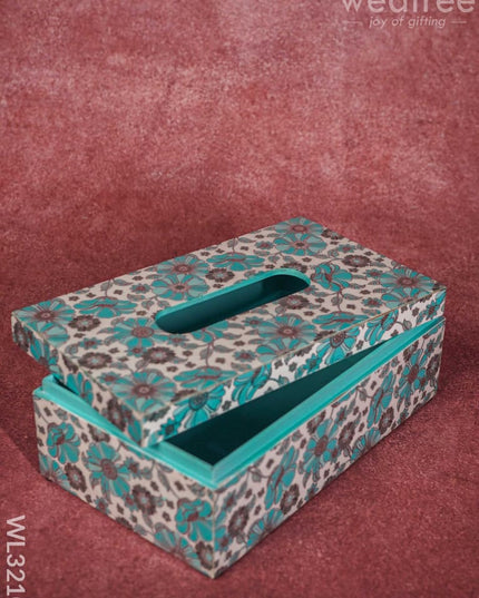 Tissue Box Digital Printed With Floral Designs - Wl3210 Dining Essentials