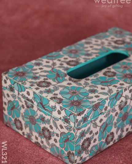 Tissue Box Digital Printed With Floral Designs - Wl3210 Dining Essentials