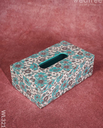 Tissue Box Digital Printed With Floral Designs - Wl3210 Dining Essentials