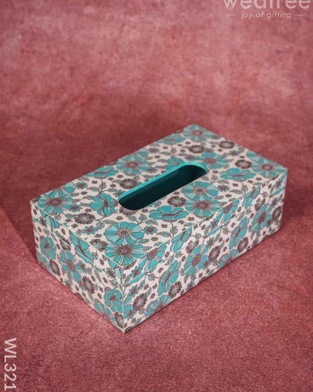 Tissue Box Digital Printed With Floral Designs - Wl3210 Dining Essentials