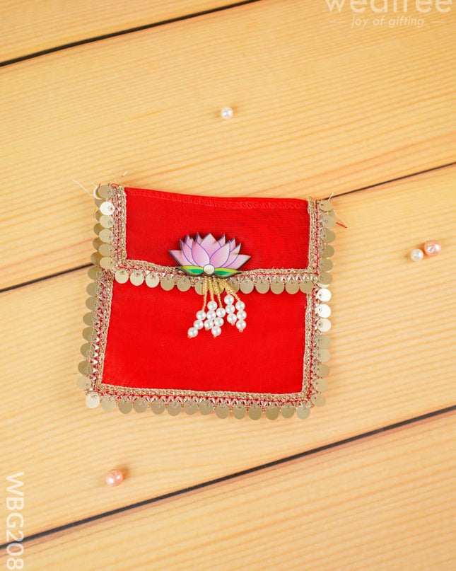 Tissue Purse with Lotus - 5 inch - WBG2085 - Clutches & Purses