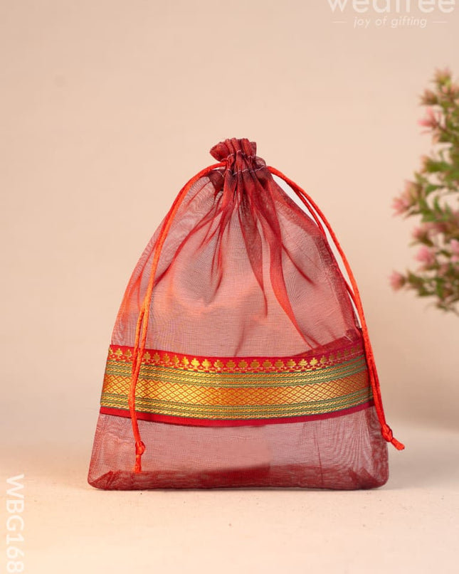 Tissue String Bag - 9x7 Inches - WBG1686 String Bags