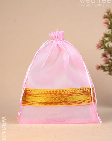 Tissue String Bag - 9x7 Inches - WBG1686 String Bags