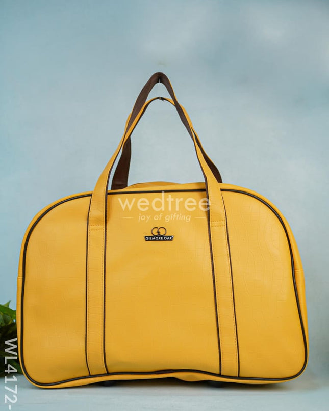 Travel Bag Set Of 5 -Yellow - Wl4172-2 Bags & Wallets