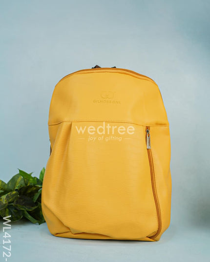 Travel Bag Set Of 5 -Yellow - Wl4172-2 Bags & Wallets