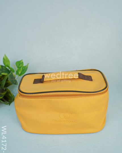 Travel Bag Set Of 5 -Yellow - Wl4172-2 Bags & Wallets