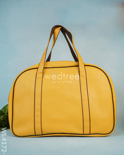 Travel Bag Set Of 5 -Yellow - Wl4172-2 Bags & Wallets