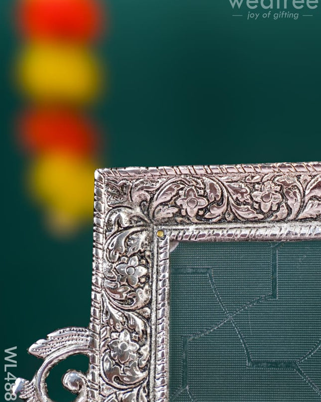 White Metal Square Tray - WL4885 White Metal
