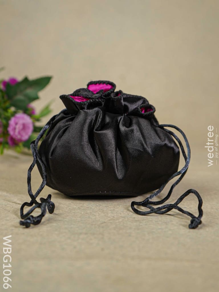 Silk Fabric Potli Bag - Wbg1066 Bags