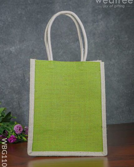India Flag Colour Jute Bag - Wbg1107 Bags