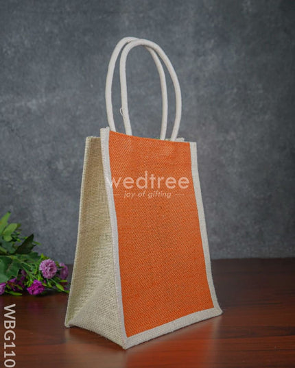 India Flag Colour Jute Bag - Wbg1107 Bags