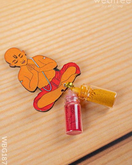 Upanayana Haldi Kumkum Set with Magnet - WBG1872 - Add-ons