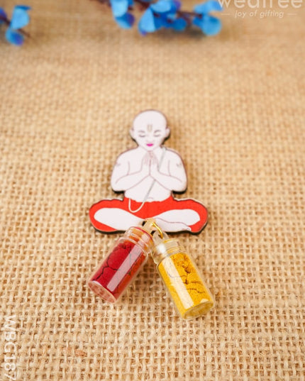 Upanayana Haldi Kumkum Set with Magnet - WBG1872 - Add-ons