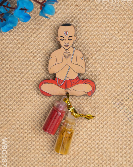 Upanayana Haldi Kumkum Set with Magnet - WBG1872 - Add-ons