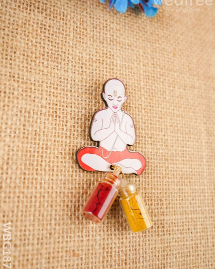 Upanayana Haldi Kumkum Set with Magnet - WBG1872 - Add-ons