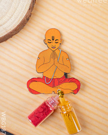 Upanayana Haldi Kumkum Set with Magnet - WBG1872 - Add-ons