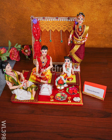 Upanayanam Set With Brahmopadesam & Kumara Bhojanam Welcome Doll - Wl3980 Dolls