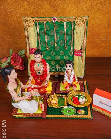 Upanayanam Set With Brahmopadesam & Kumara Bhojanam Welcome Doll - Wl3980 Dolls