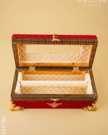 Velvet Bangle Box - 11 inch - WL5923 - Organizers